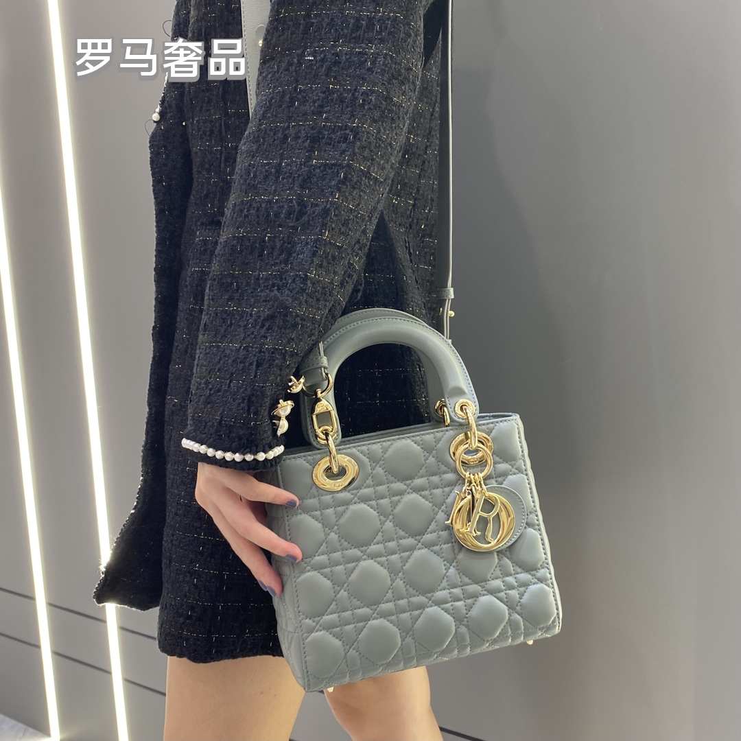 Christian Dior Lady Dior My ABCDior Bag - Beige Cannage Lambskin