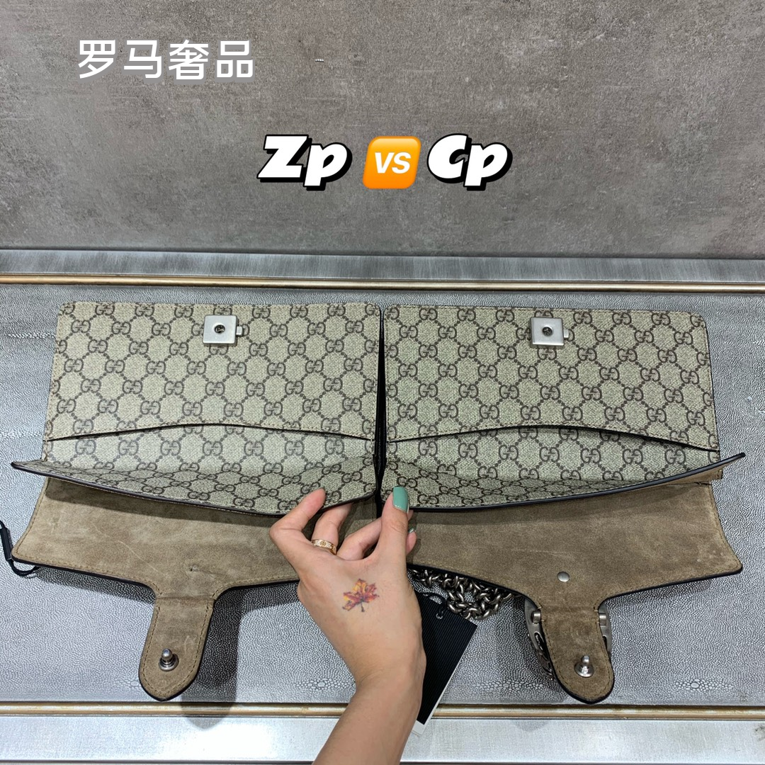Gucci Dionysus GG Supreme Small Shoulder Bag with Tiger Head Closure