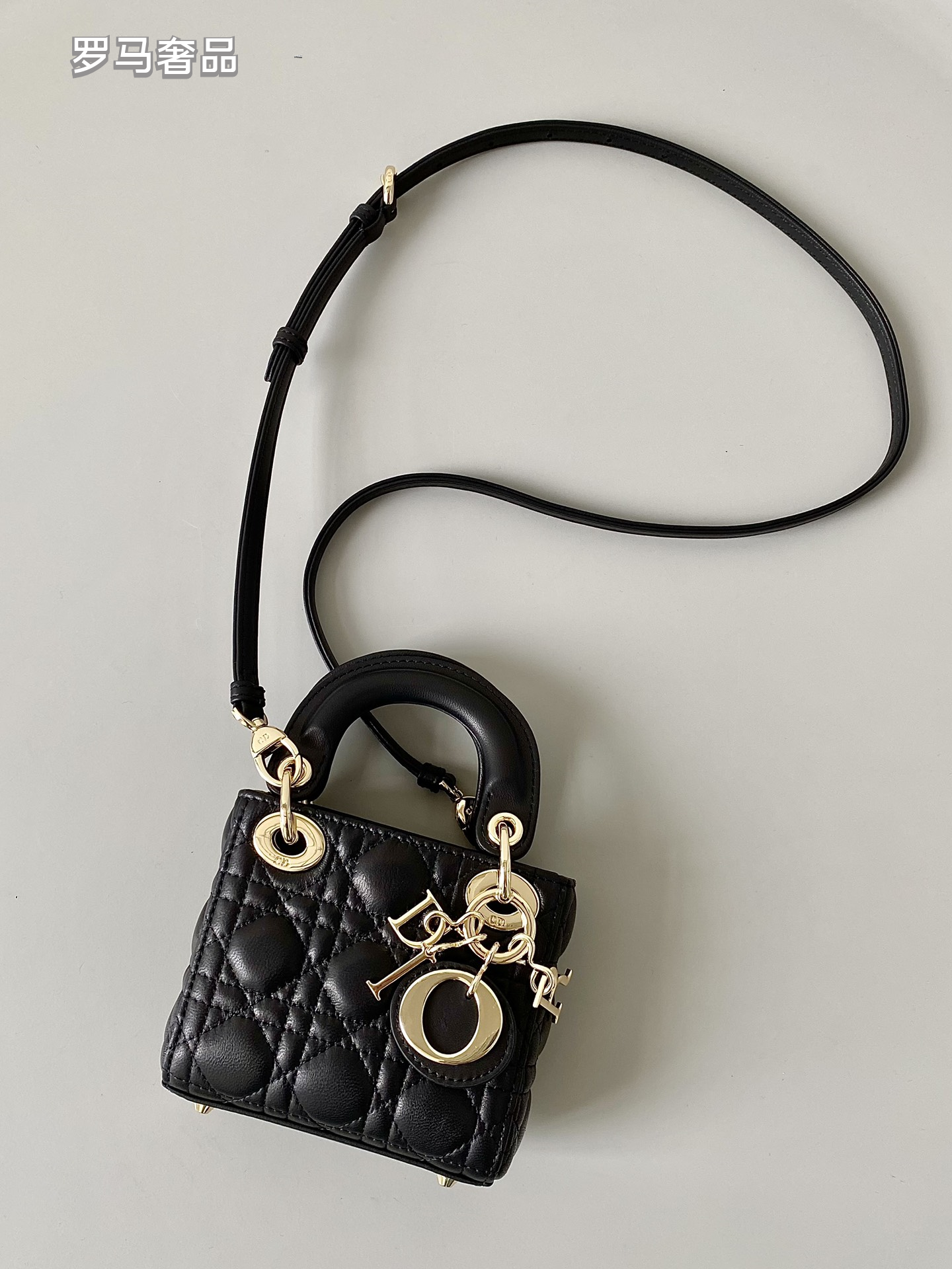 Micro Quilted Top-Handle Bag with Detachable Shoulder Strap - Silver