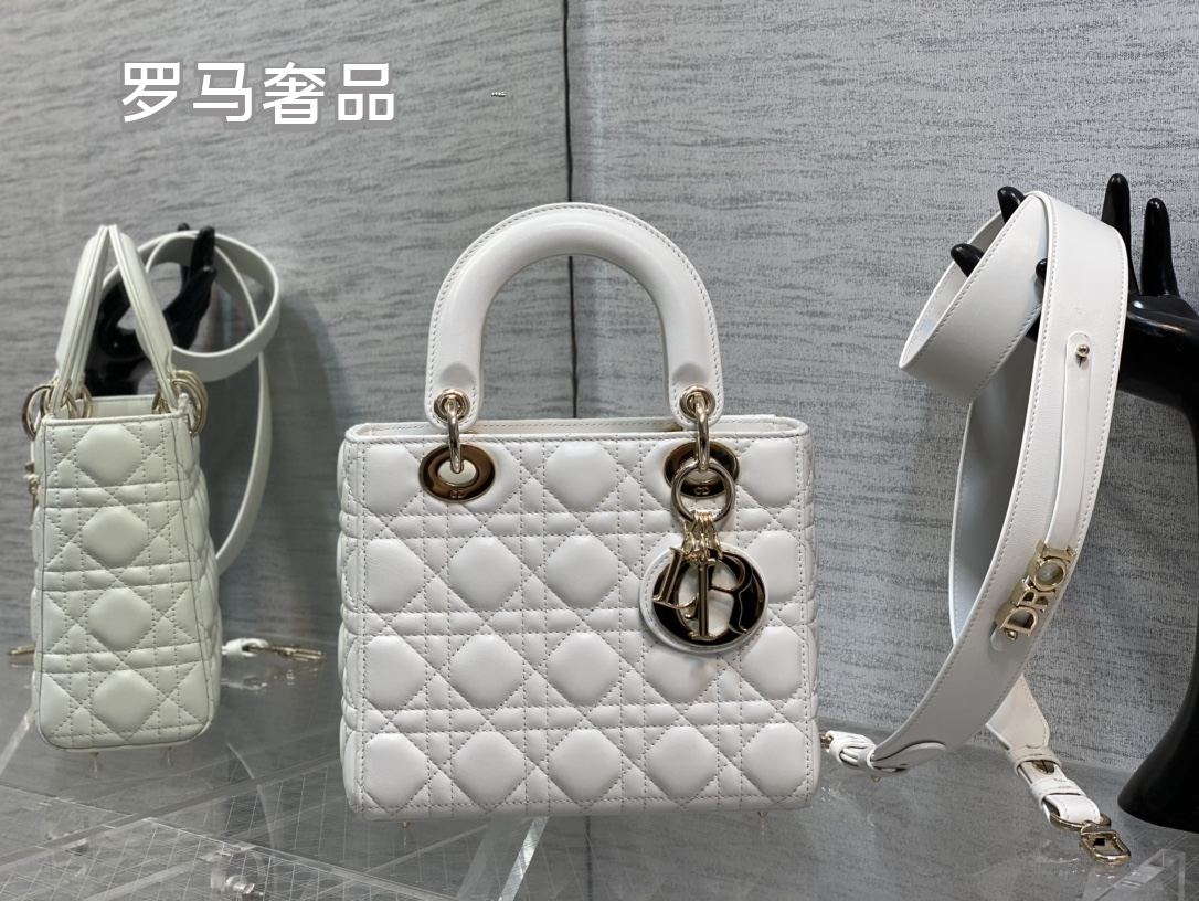 Lady Dior My ABCDior Bag Black Cannage Lambskin