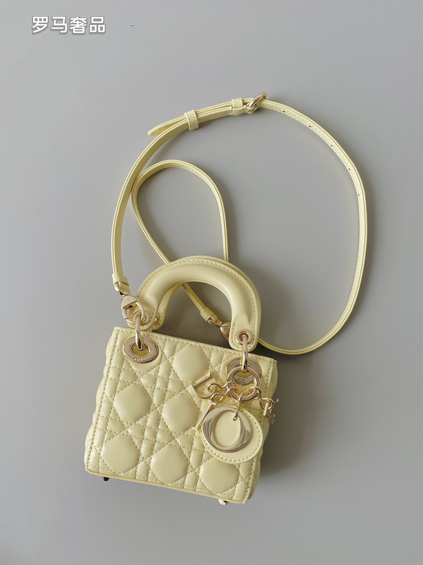 Micro Quilted Top-Handle Bag with Detachable Shoulder Strap - Silver