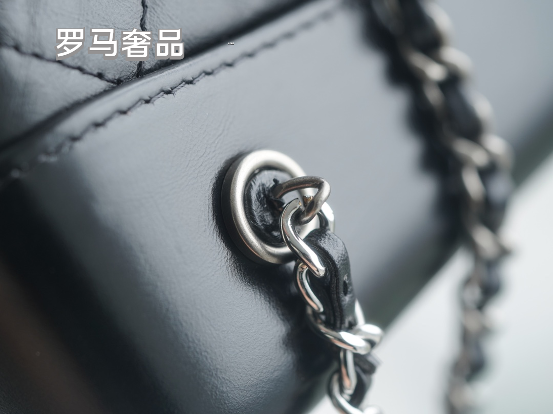 Chanel Gabrielle Small Bucket Bag - Black Quilted Calfskin with Mixed Metal Hardware