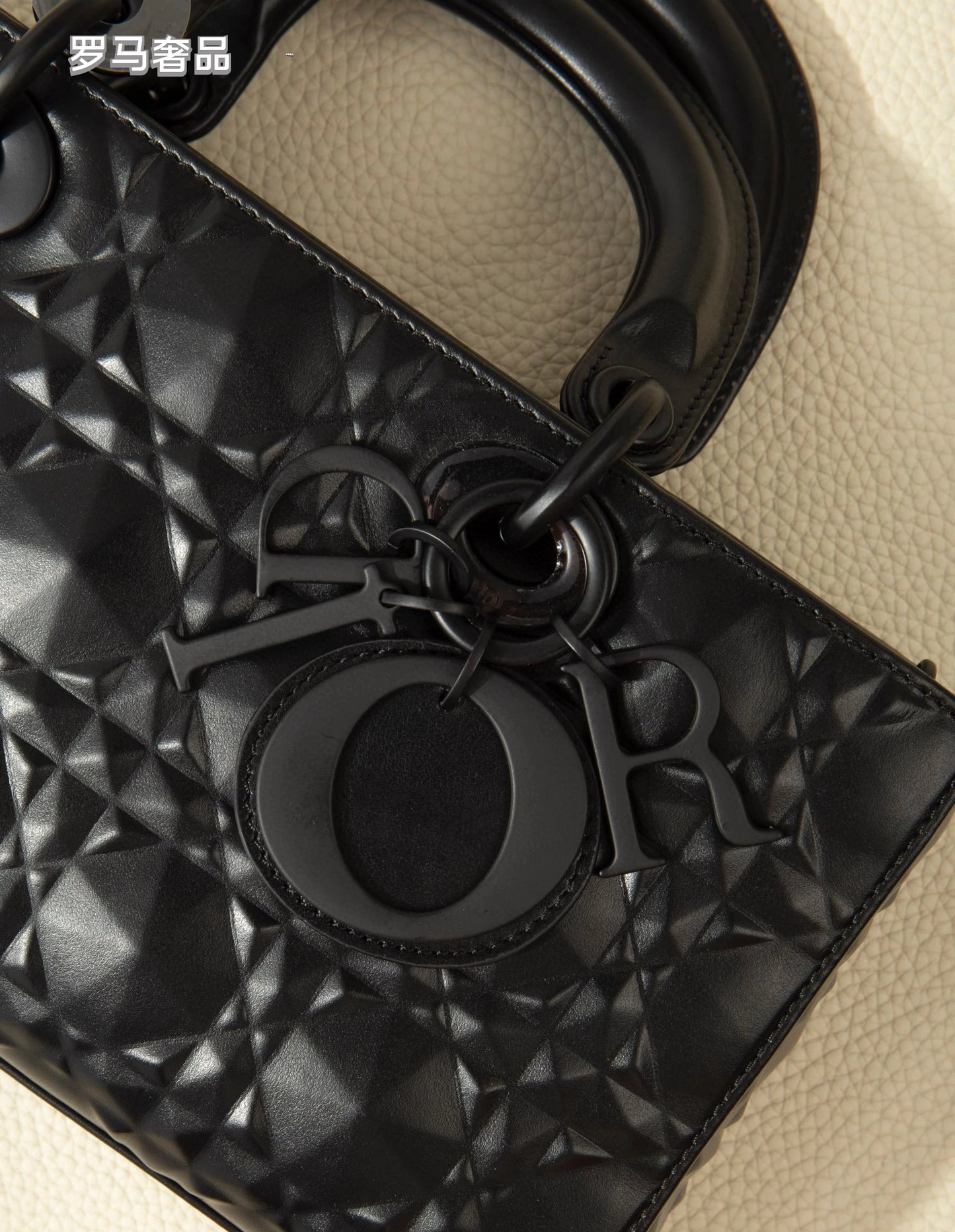 Dior Lady D-Joy Bag - Black Ultra-Matte Cannage Calfskin Luxury Handbag