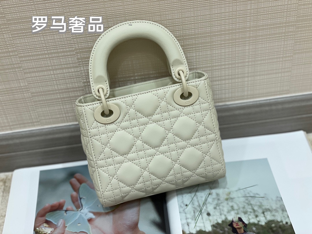 Christian Dior Lady Dior Ultra Matte Bag - Black Cannage Calfskin