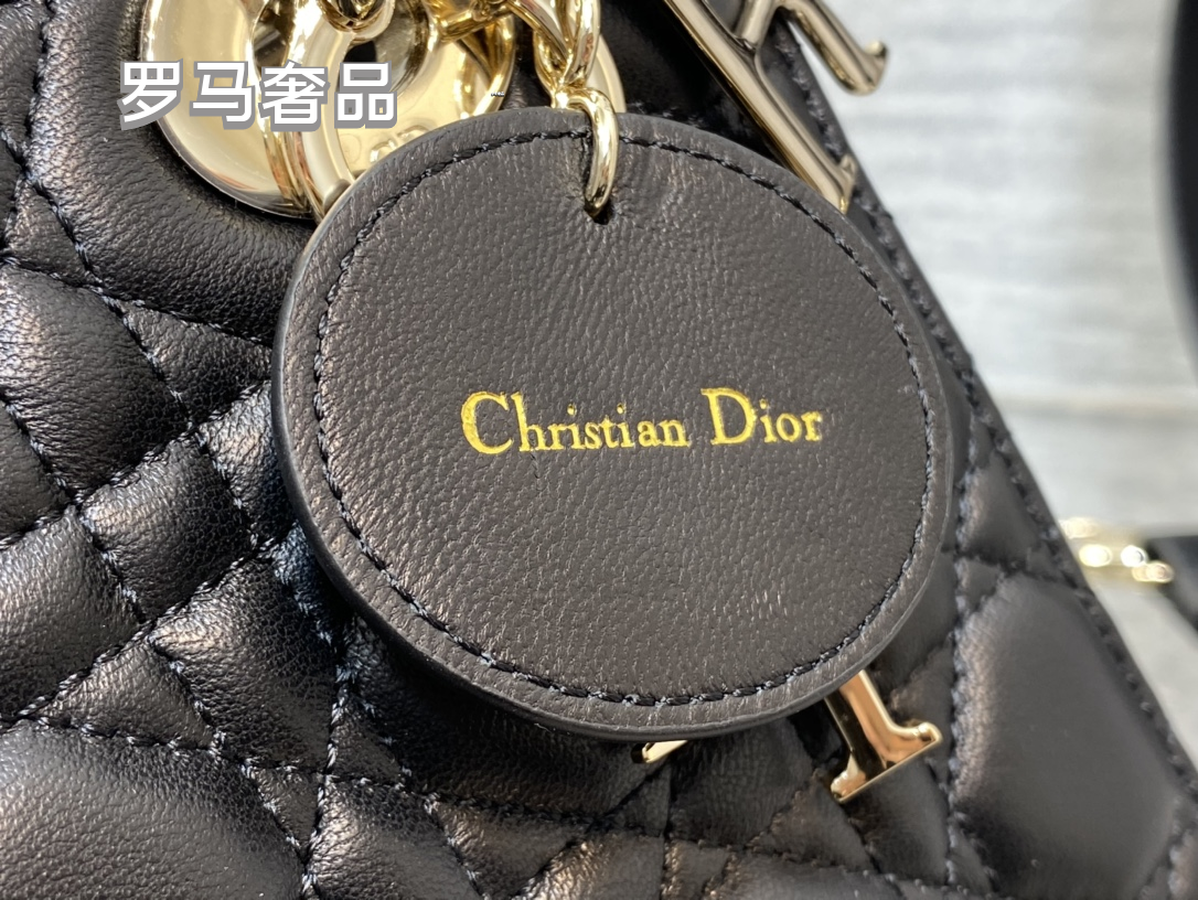 Lady Dior My ABCDior Bag Black Cannage Lambskin
