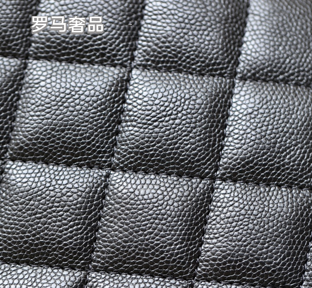 Chanel Dumas Quilted Caviar Leather Backpack - Black Gold-Tone Hardware