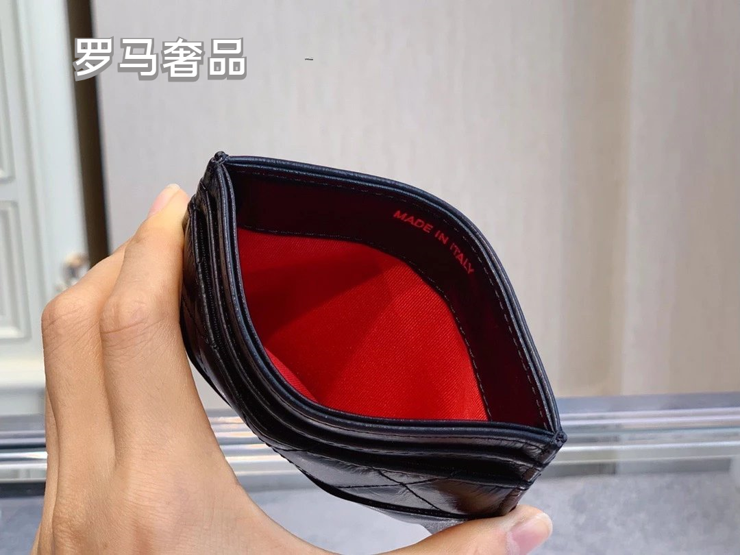 Chanel Classic Flap Quilted Card Holder - Leather CC Logo Wallet