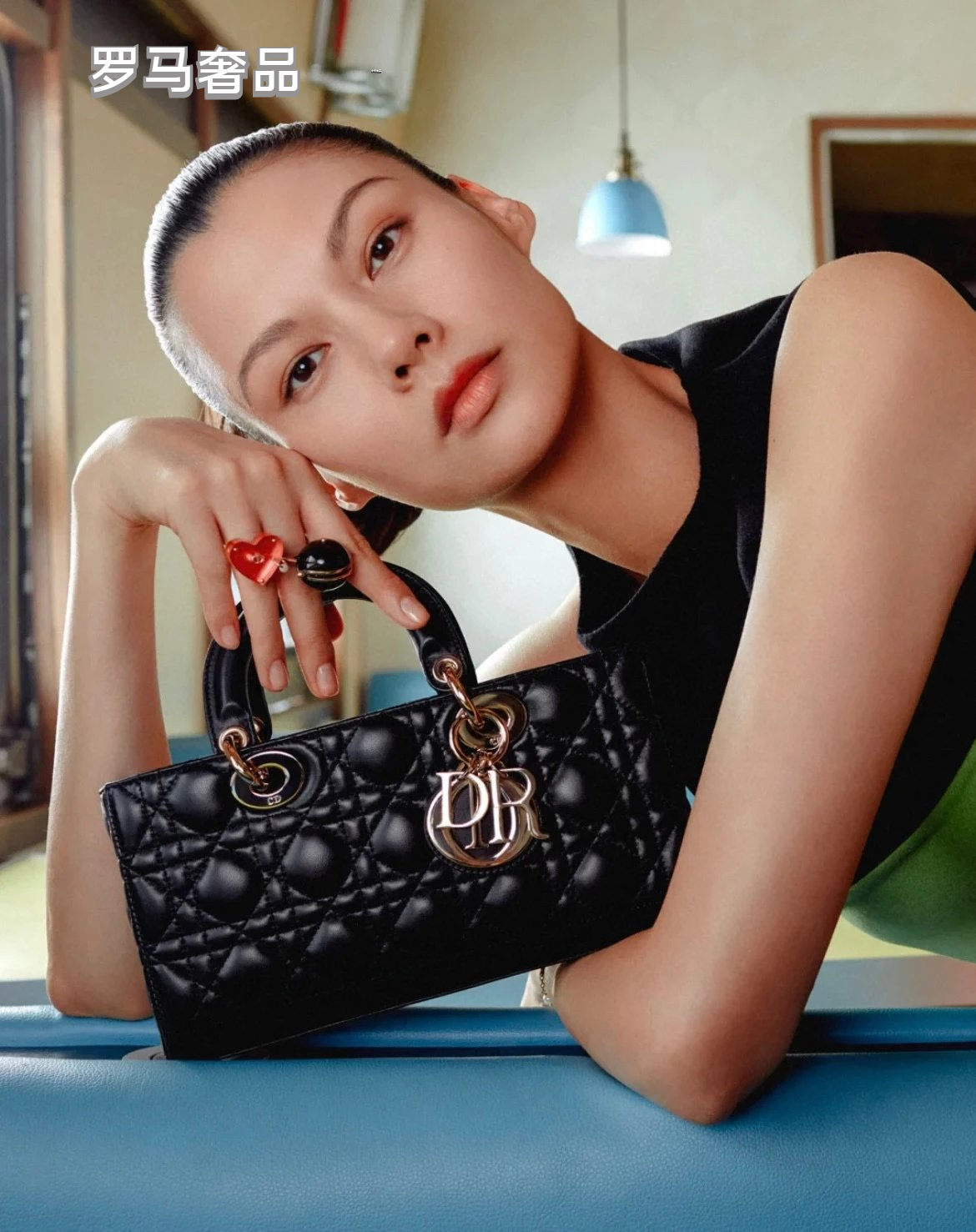 Dior Lady D-Joy Bag - Black Ultra-Matte Cannage Calfskin Luxury Handbag
