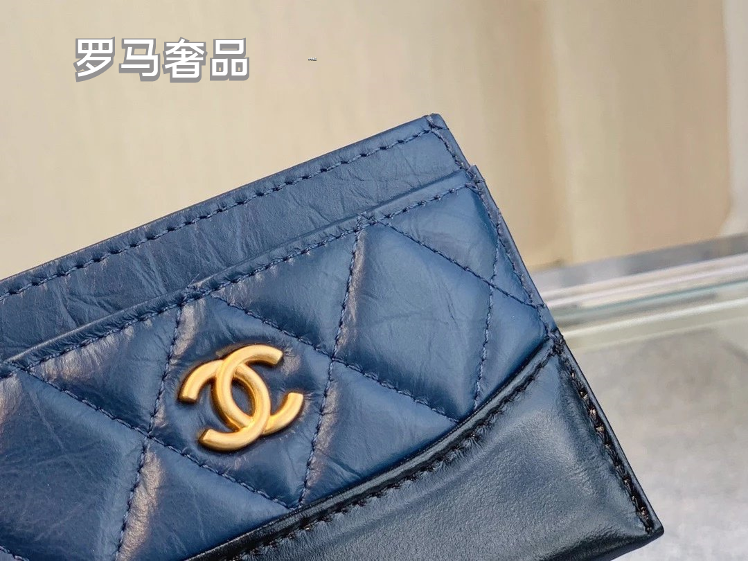 Chanel Classic Flap Quilted Card Holder - Leather CC Logo Wallet