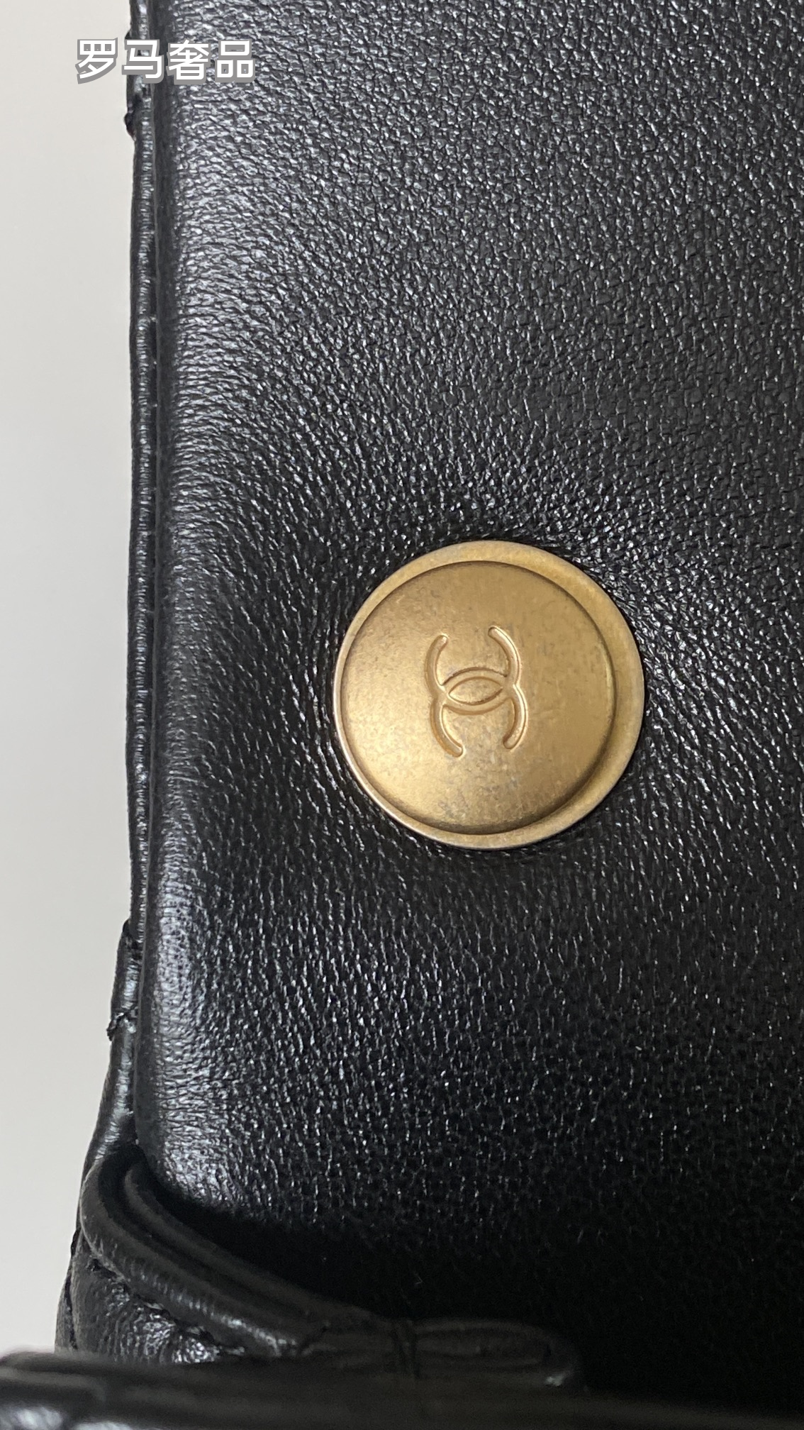 Chanel Quilted Lambskin Mini Flap Bag with Pearl Crush Chain - Black Gold Hardware