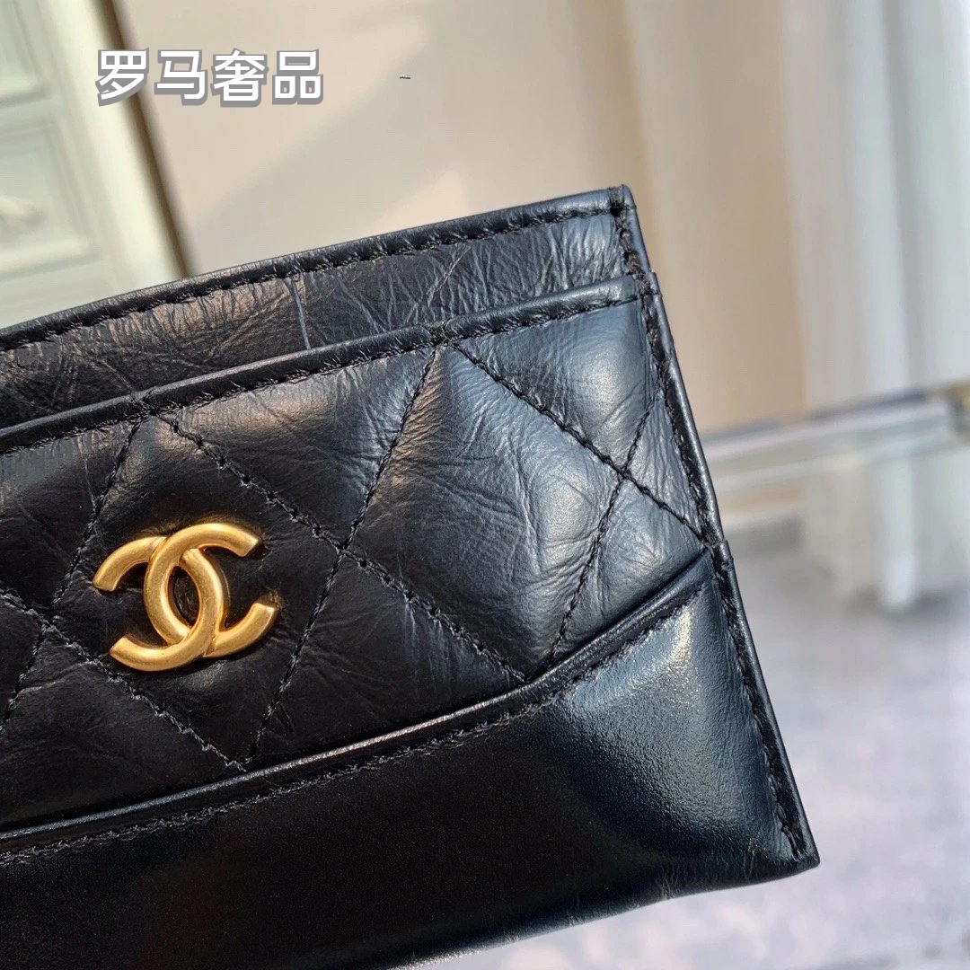 Chanel Classic Flap Quilted Card Holder - Leather CC Logo Wallet