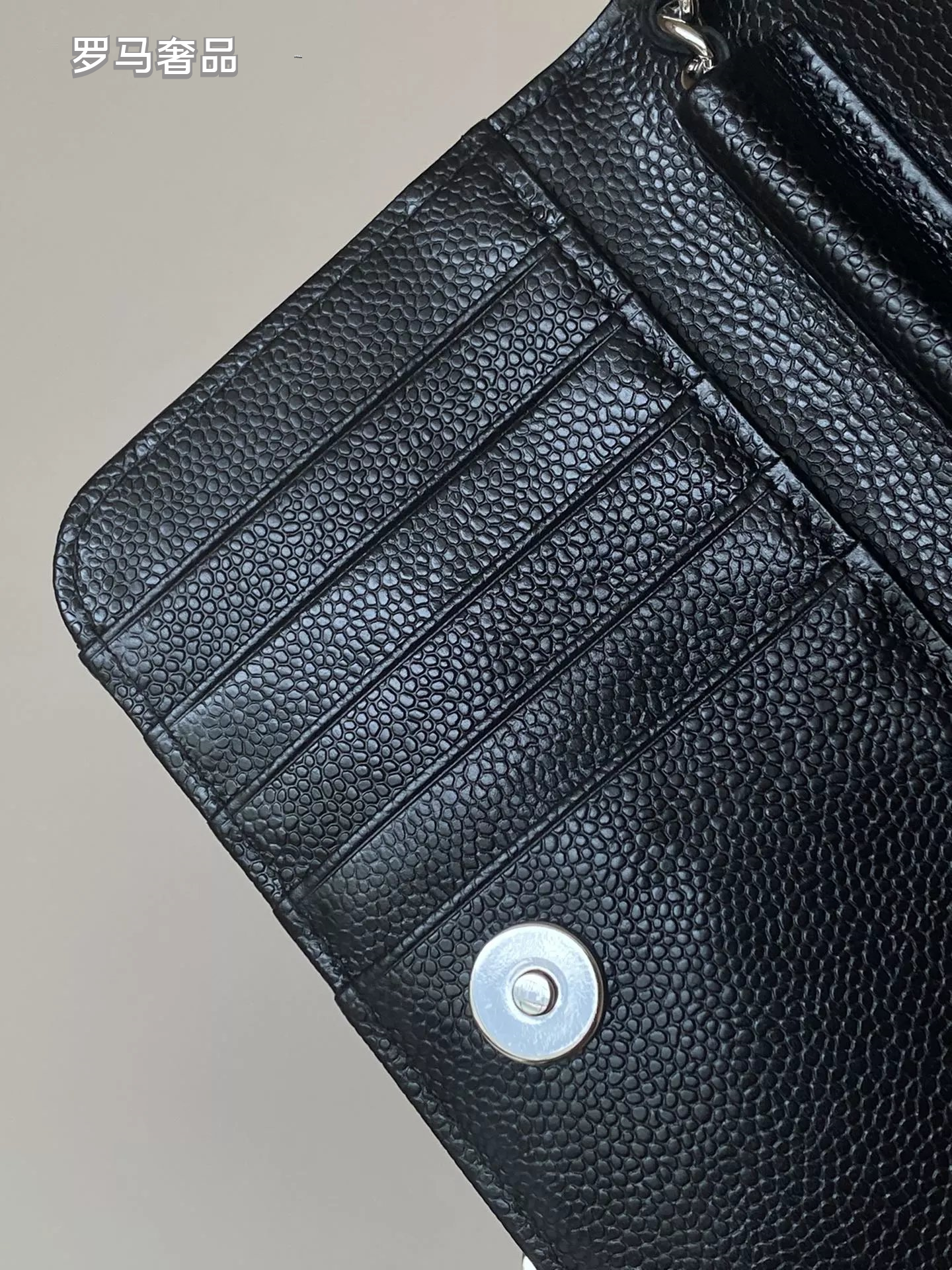 Luxury Quilted Black Leather Mini Crossbody Bag with Silver Chain Strap