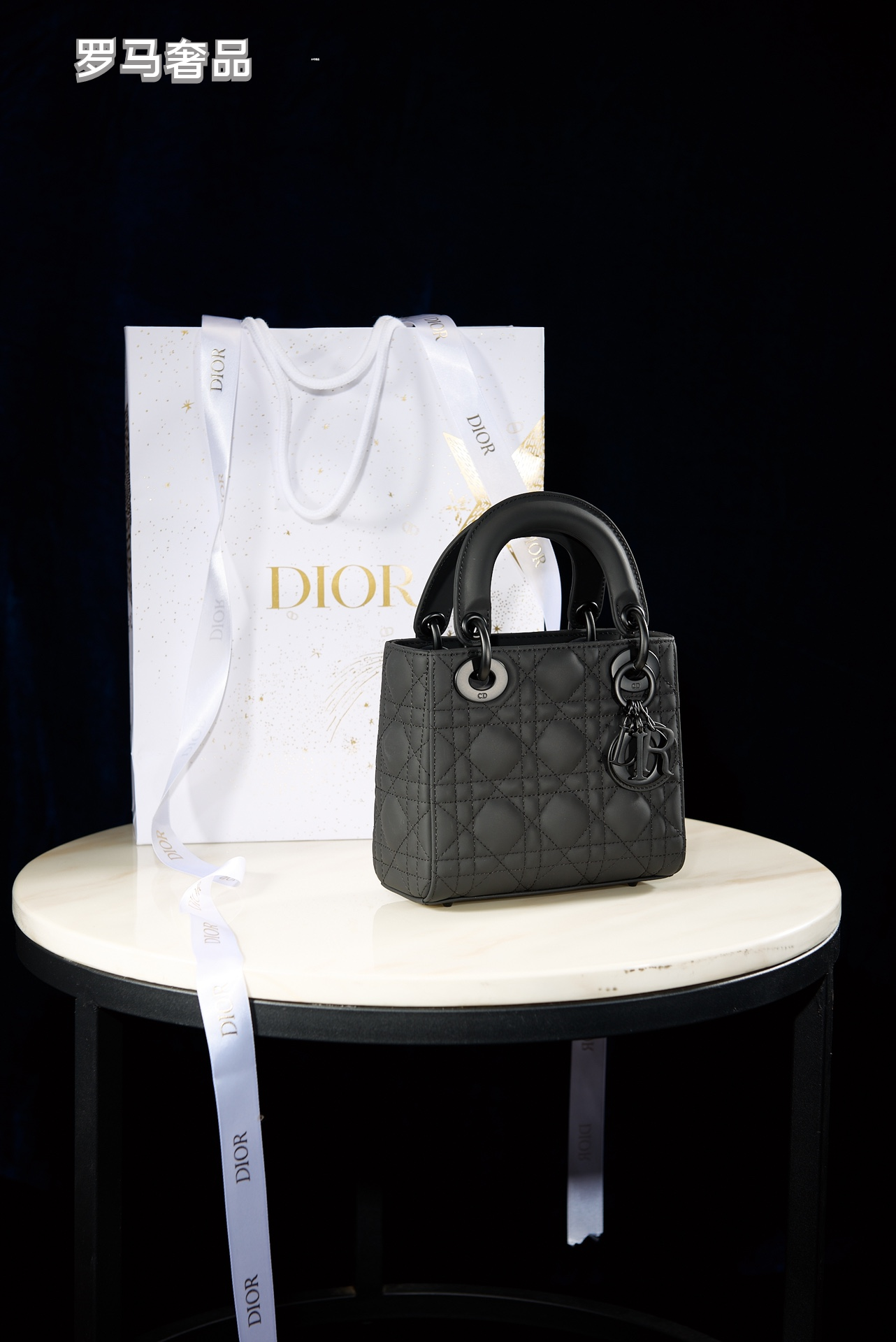 Christian Dior Lady Dior Ultra Matte Bag - Black Cannage Calfskin
