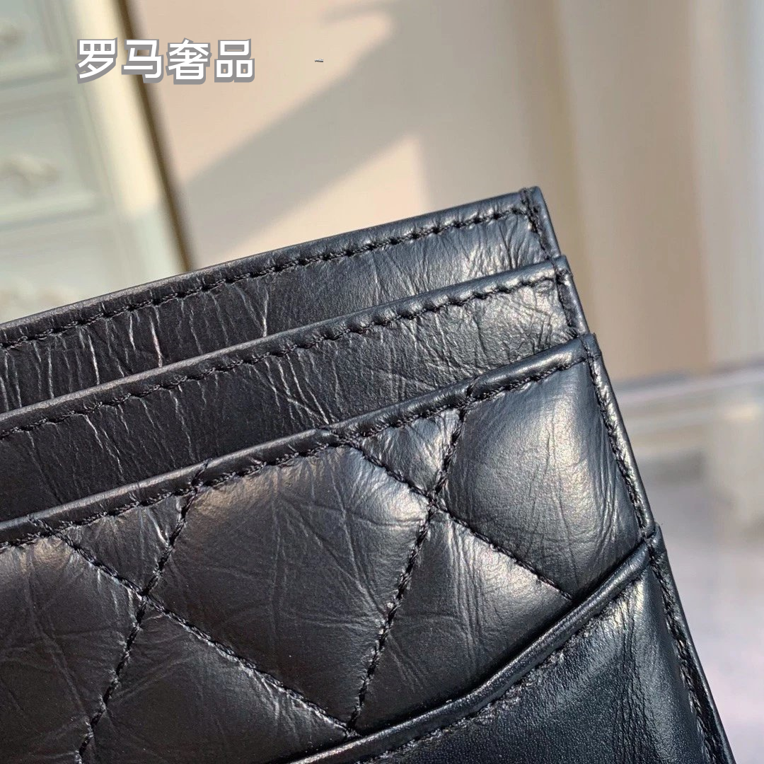 Chanel Classic Flap Quilted Card Holder - Leather CC Logo Wallet