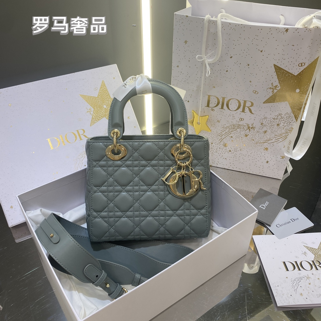 Christian Dior Lady Dior My ABCDior Bag - Beige Cannage Lambskin