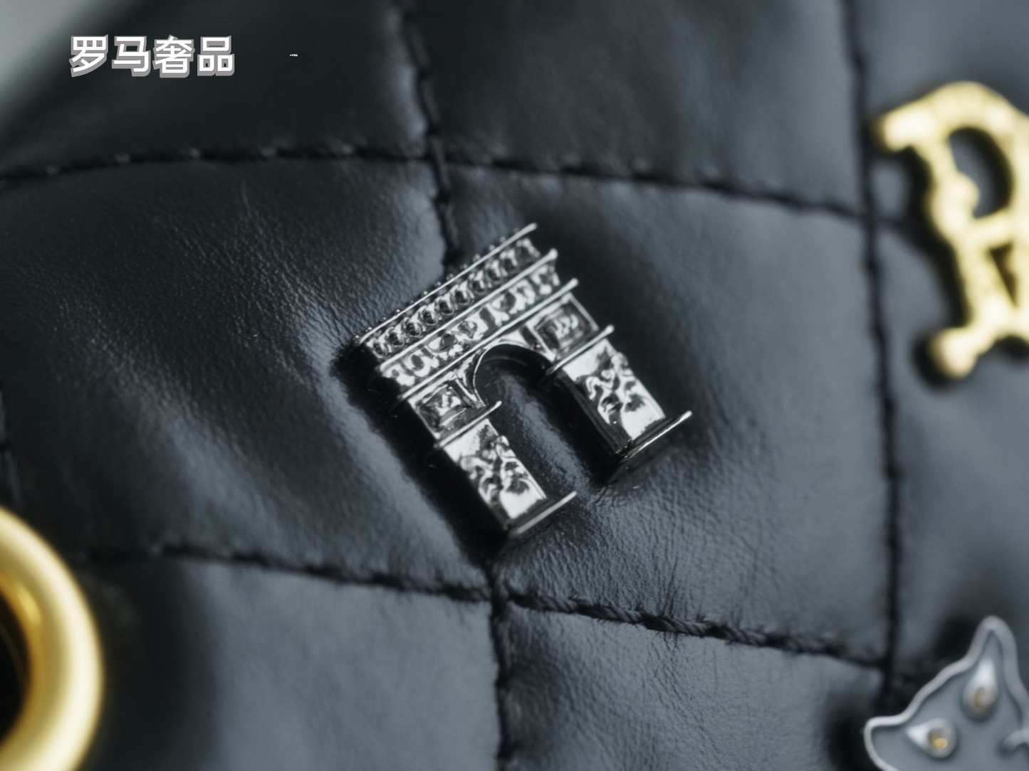 Chanel Black Quilted Leather Lucky Charms 2.55 Reissue Flap Bag