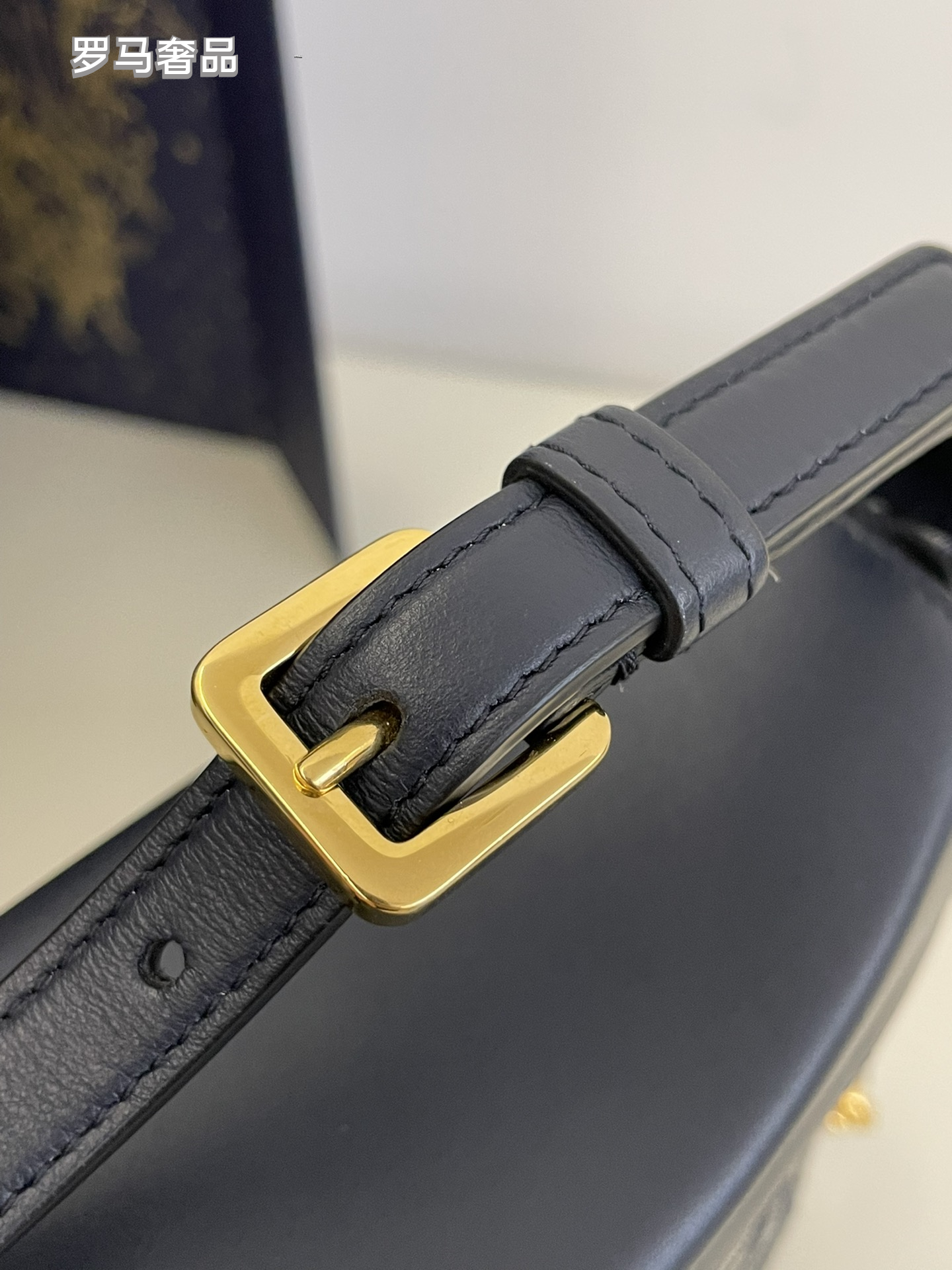 Dior Small C'est Dior Bucket Bag - Blue Dior Oblique Jacquard with Gold-Finish Metal
