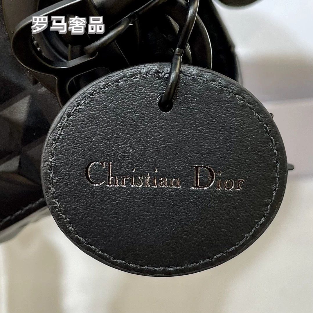 Christian Dior Micro Lady Dior Bag Beige Cannage Lambskin