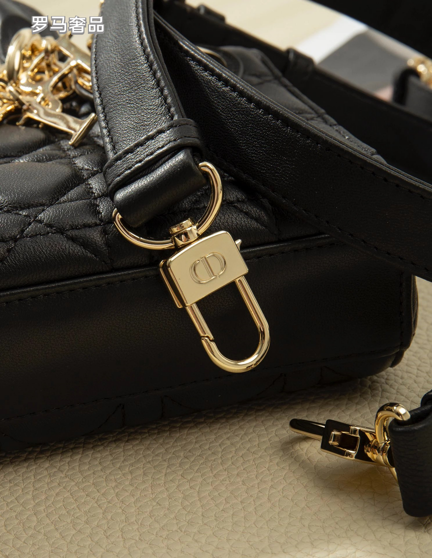 Dior Lady D-Joy Bag - Black Ultra-Matte Cannage Calfskin Luxury Handbag