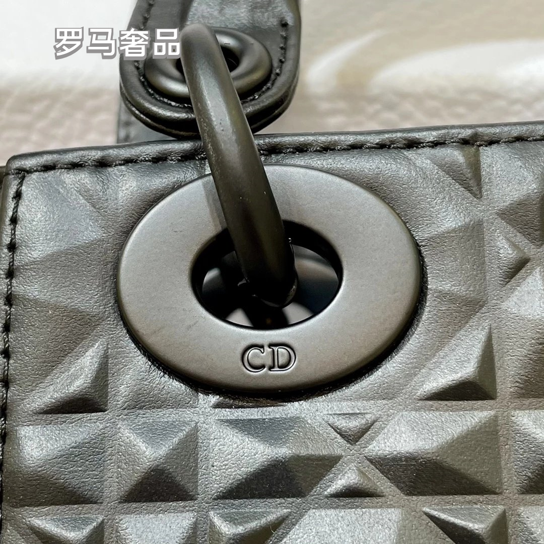Christian Dior Micro Lady Dior Bag Beige Cannage Lambskin