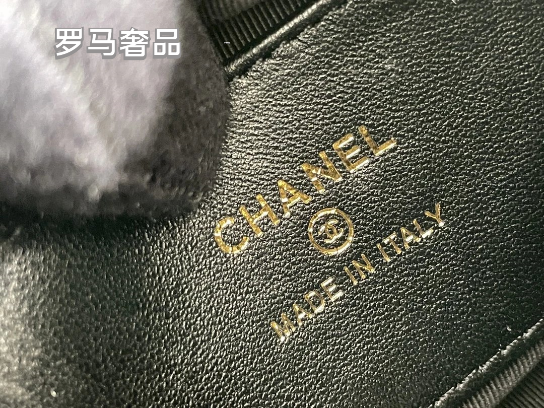 Chanel Quilted Lambskin Small Round Hobo Bag - Black with Gold-Tone Hardware