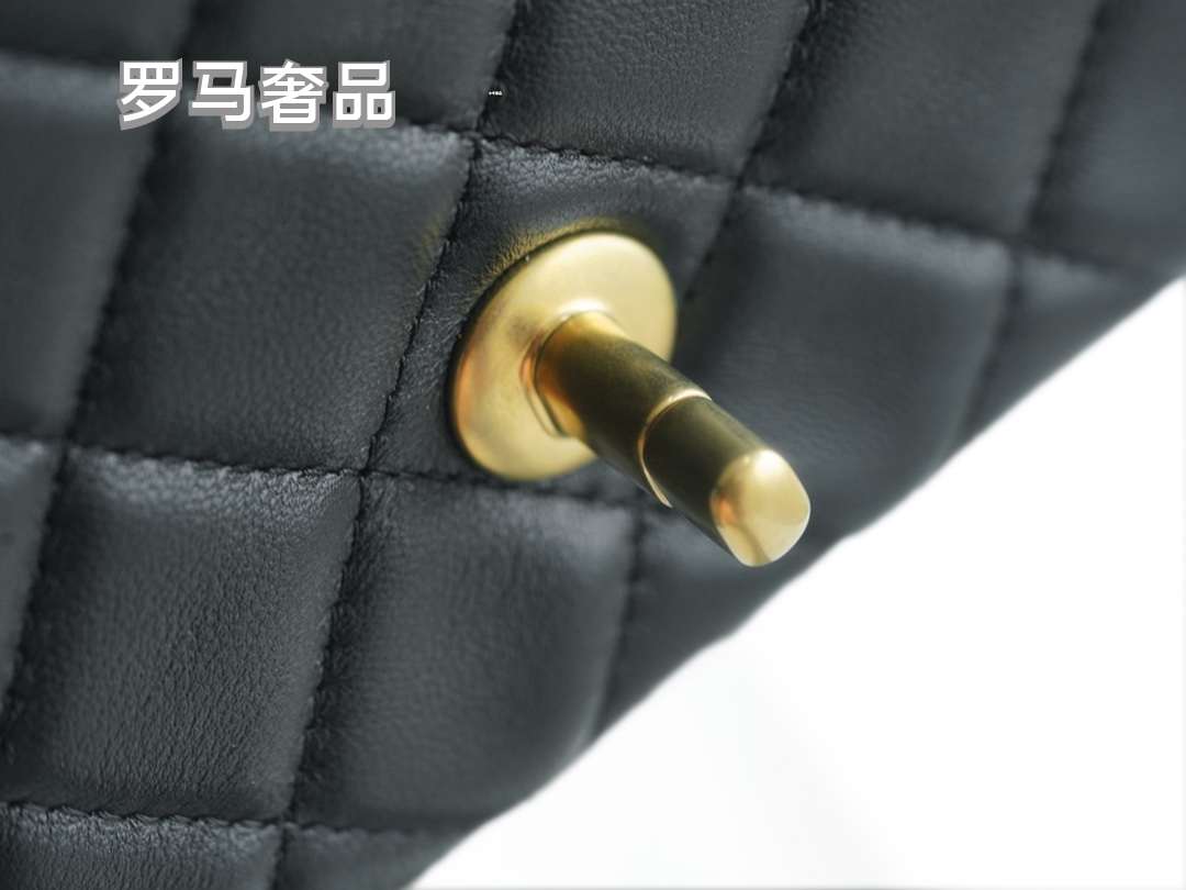 White Quilted Mini Flap Bag with Gold-Tone Chain and Sphere Charm