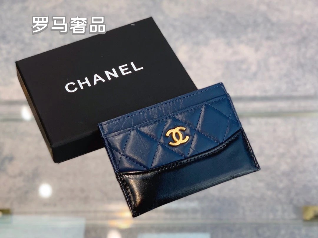 Chanel Classic Flap Quilted Card Holder - Leather CC Logo Wallet