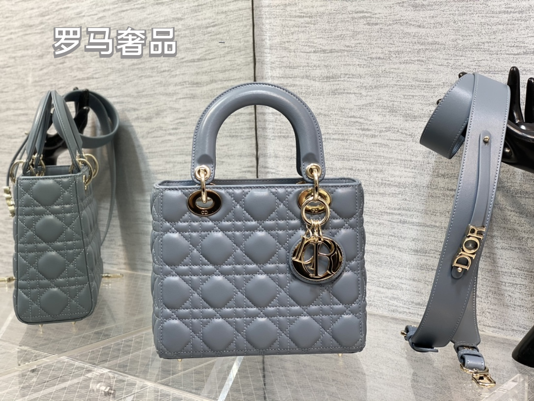 Lady Dior My ABCDior Bag Black Cannage Lambskin